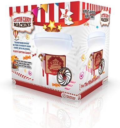 Gadgy ® Machine à Barbe à Papa Chariot | Appareil Cotton Candy | Utiliser Sucre Ordinaire ou Bonbons | Fete Foraine Anniversaire Enfant | Rouge Blanc - Cuisine A Vivre Gadgy ® Machine à Barbe à Papa Chariot | Appareil Cotton Candy | Utiliser Sucre Ordinaire ou Bonbons | Fete Foraine Anniversaire Enfant | Rouge Blanc