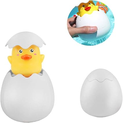 hatching duck egg bath toy