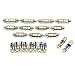 X AUTOHAUX 21pcs DC 12V Canbus White Car LED Light Interior Dome Map Reading Glove Box Footwell License Plate Light Kit for BMW E46 Sedan Coupe M3 1999-2005