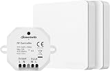 DEWENWILS Wireless Light Switch Kit with 2 Remotes Receiver 30M Range