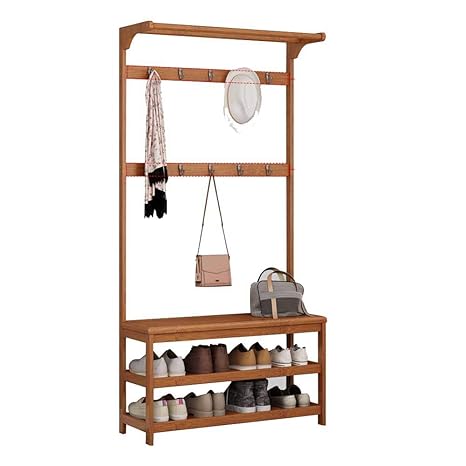 Banco con perchero | Percheros de pared, percheros de pie...