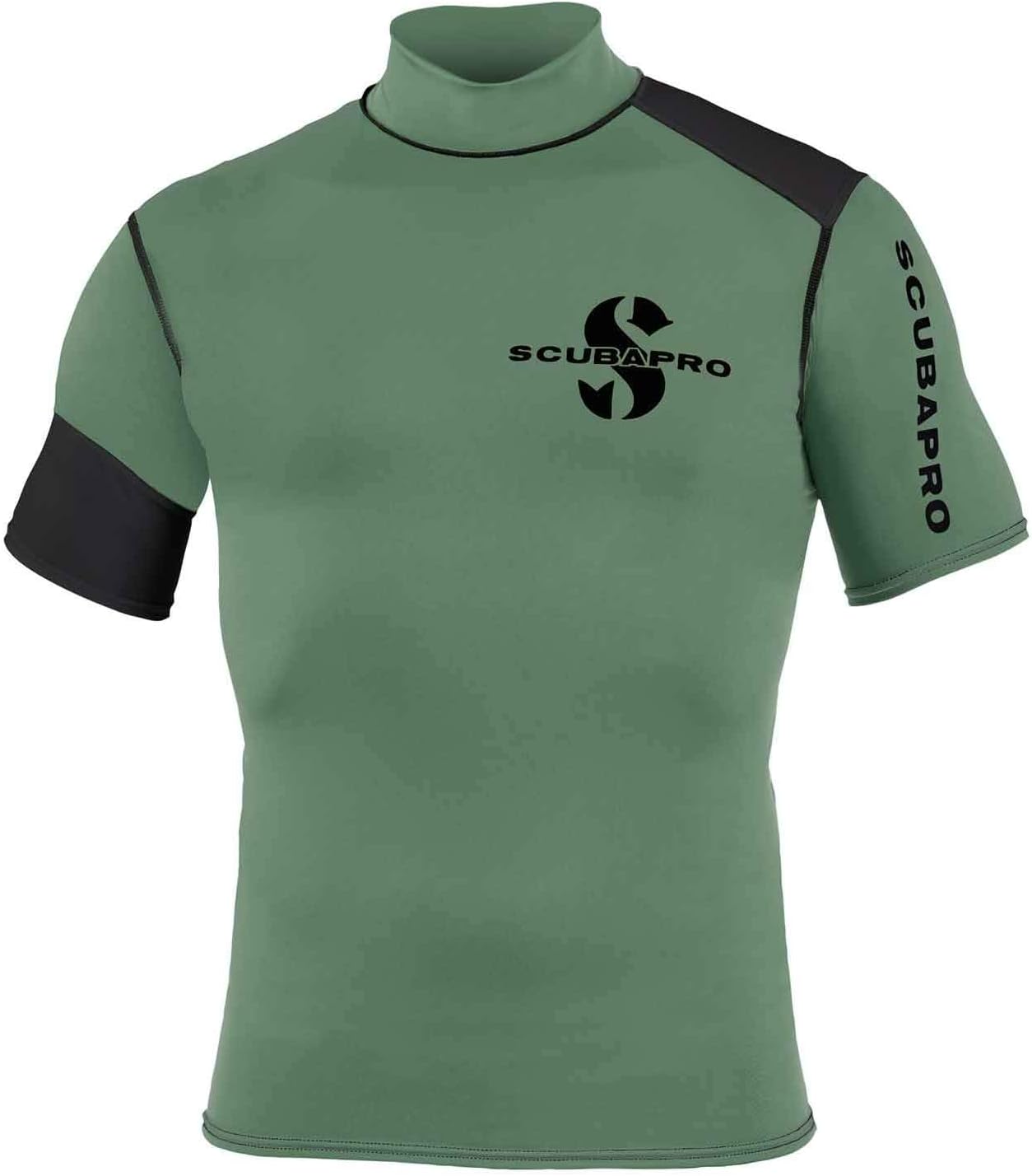Scubapro Mens Eco Short Sleeve Rash Guard: Clothing