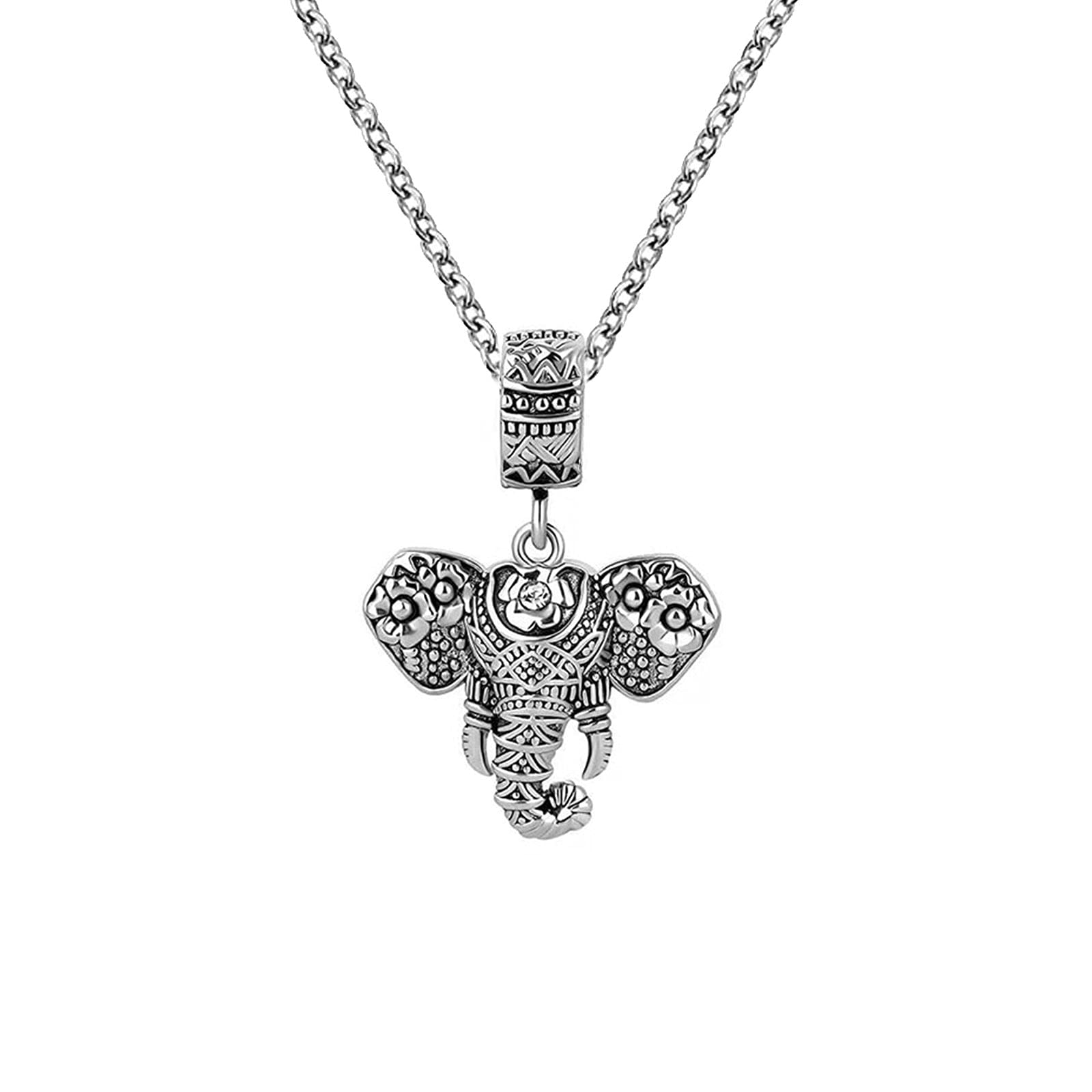 KunBead Jewelry Women Girls Elephant 18 inch Pendant Cheap Necklaces