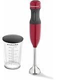KitchenAid KHB1231 2-Speed Hand Blender  Empire Red Electric Mixer