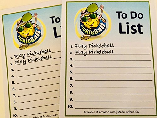 Pickleball Gift - to Do List (Three)