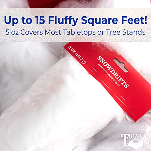 Super Realistic Fake Indoor Snow Blanket. 30 sqft CottonLike Fluffy