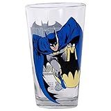 PopFun Batman Glass Toon Tumbler 16 oz