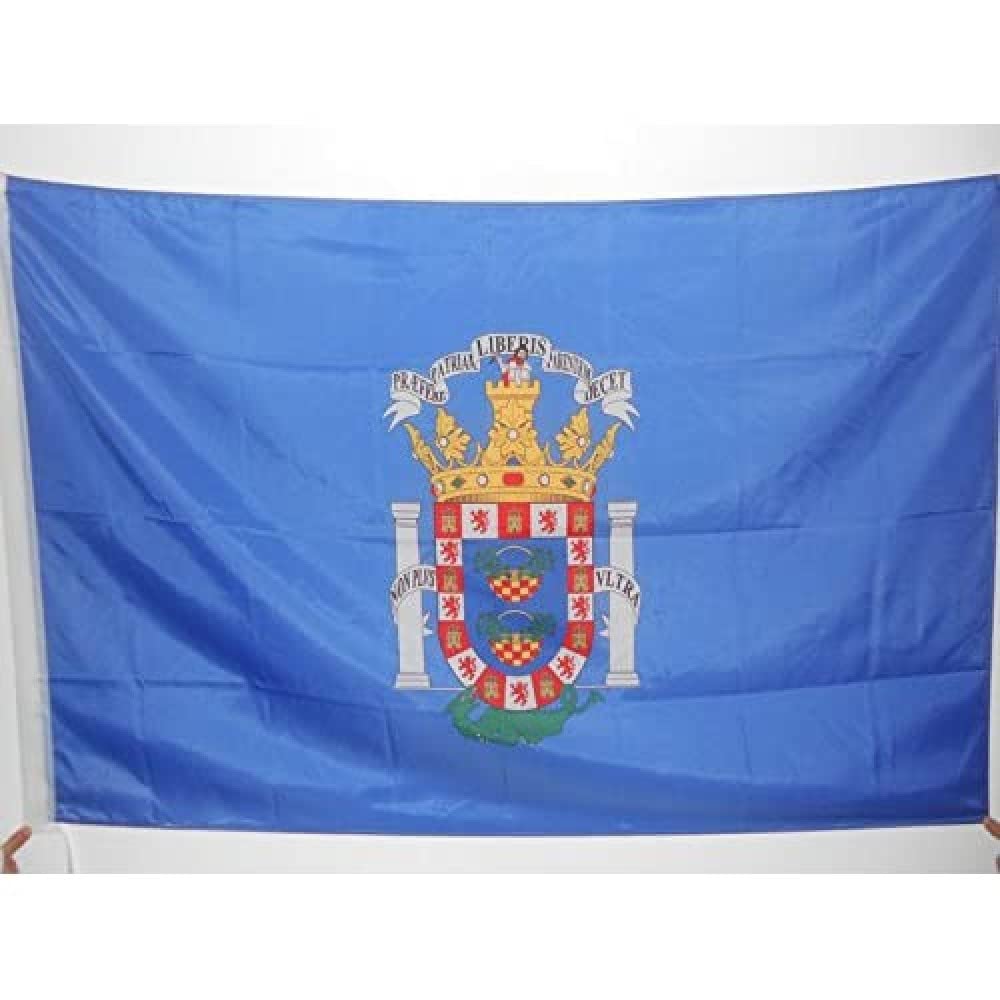 AZ FLAG - Melilla Flag - 2x3 Ft - Autonomous city of Melilla Banner with Sleeve - 100% Polyester - Fade Resistant - Vivid Colors - 2' x 3' Feet - 90x60 Cm