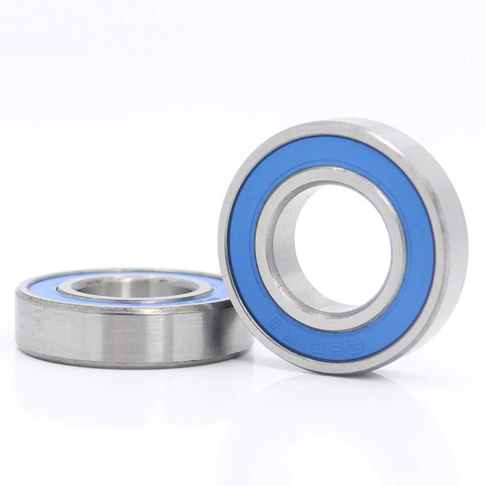 6901RS Ball Bearing 12x24x6mm,12x24 ABEC 3 Blue Rubber Sealed Precision Ball Bearings (Pick of 10pcs)