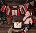 Highchair Banner Timber Buffalo Plaid First Banner for Baby Boy 1st Birthday Party Decorations