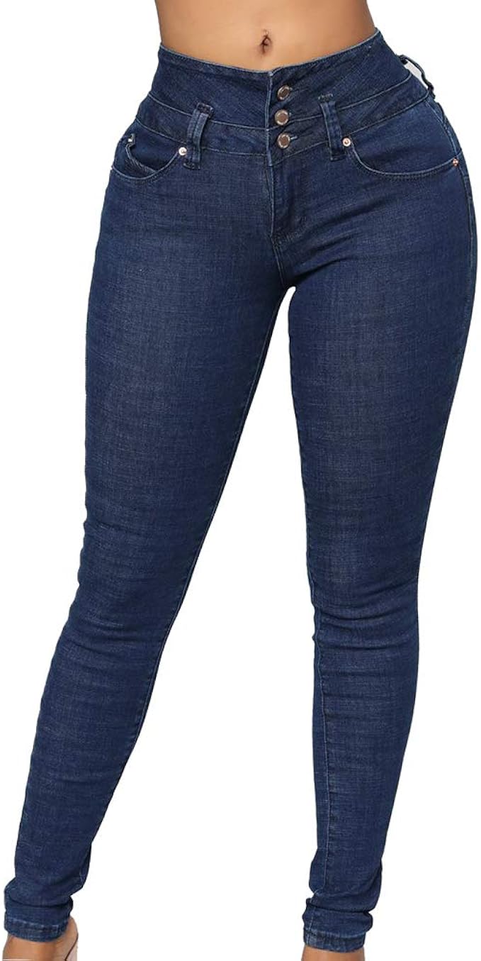 high rise ladies jeans