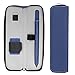 MoKo Pencil Holder Case for Apple Pencil, Premium PU Leather Case Carrying Bag Sleeve Pouch Cover for Apple iPad Pro Pencil / Pen (with Built-in Pocket and Holder), INDIGO
