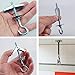 WOHSEROM MoreShow Pack of 6 Ceiling Hook,Toggle Wings for Ceiling Installation Cavity Wall Fixing Ceiling Hook(Length:3.6inch)