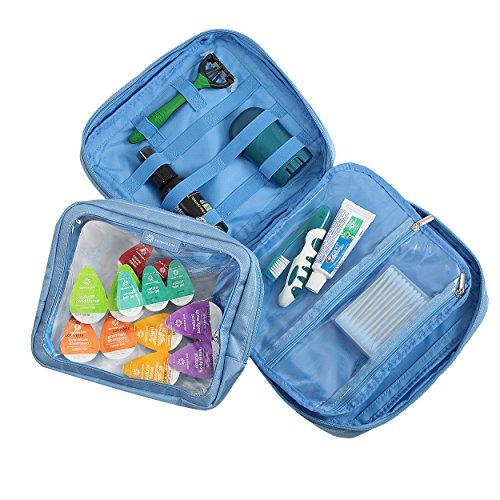 Squeeze Pod Toiletry Travel Bag 2 Bags in 1 Heavy Duty Toiletry Case