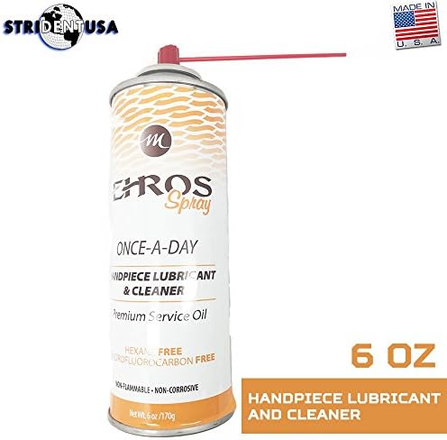 Handpiece Spray Lubricant and Cleaner 6 OZ Made in the USA