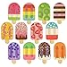 Petit Collage Memory Game, Ice Pops (24 Chunky Cards to Match)