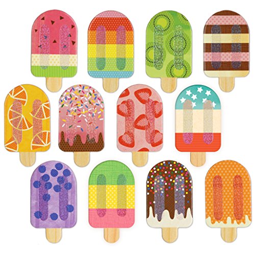Petit Collage Memory Game, Ice Pops (24 Chunky Cards to Match)