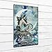 Mermaids & Moonlight Tin Advertising Sign | Mermaid Home Decor Bathroom Wall Art | Beautiful Vibrant Colors | 16 x 10 Inch