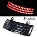 Tri-Bar LED Rear Tail Brake Fender Tip Light For Harley Street Glide FLHX 2014-2018 (Smoked)thumb 2