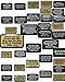 BASTION Tactical Combat Badge PVC Morale Patch Hook and Loop Patch - A-10 Jet Plane (Gray)