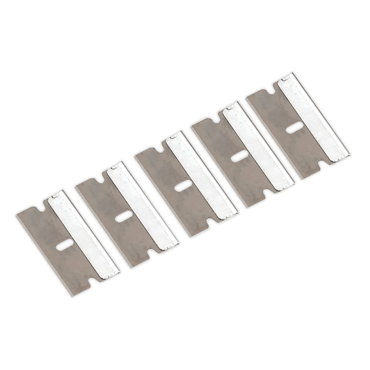 Sealey AK867/1 Razor Scraper Blade, Silver, Pack of 5