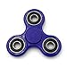 Mizzuco Tri-Spinner Fidget  Stress Reducer  Ultra Fast Bearings Finger Toy, Blue/Black