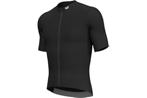 Lo.gas Cycling Jersey Men Short Sleeve, Road Bike Jerseys Full Zipper with Pockets, Bicycle Clothing Breathable Quick Dry