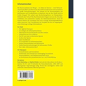 Informantenschutz: Ethische, rechtliche und technische Praxis in Journalismus und Organisationskommunikation (Journalistische Praxis) (German Edition)