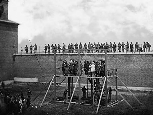 President Lincoln Poster Execution of Lincoln Assasination Conspirators 18x24