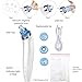 Gasili Blackhead Remover, USB Rechargeable Blackhead Vacuum Suction Remover, Electric Skin Cleanser Blackhead Extractor Tool, Skin Pore Cleaner with 4 Replaceable Suction Heads (White)