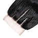 Lanyi Hair Virgin Brazilian Hair Body Wave Three Part 130% Density Lace Closure 16