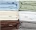 Crystal 4-Piece Bed Sheet Set - Dobby Stripe - 100% Cotton Sateen - 300 Thread Count