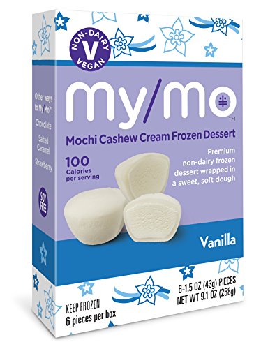 My Mo, Mochi Cashew Cream Vanilla 6 Count, 9.1 Ounce