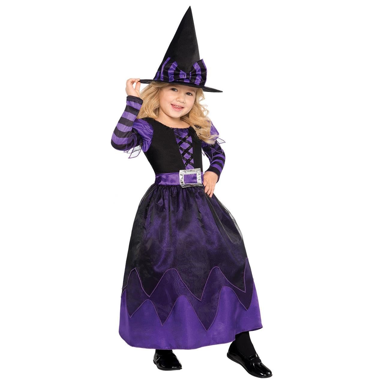 amscan 9907418 Girls Bewitched Halloween Fancy Dress Costume Age 6-8 Years