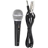 Anu Limen 9.8ft Three-Pin XLR Microphone with XLR to 1/4 Inch Plug Cable Audio Connection Handheld Microphone Suitable for Stage Karaoke Singing and Recording