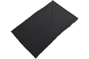 Speaker Mesh Cloth 1.7mx0.5m Stereo Gille Fabric Speaker Grill Cloth Dustproof Protective Cover(Black)