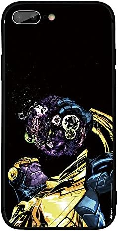 Black Case for iPhone Thanos Comics Moovie (Style 1, for iPhone 6 Plus 6S Plus)
