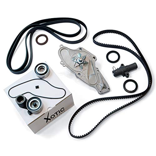 Timing Belt Water Pump with V-Belt Seal Kit Replacement for Honda Acura Saturn 3.0L 3.2L 3.5L 3.7L V6 | TKH002, TCKWP329, CK329LK1, PP329LK1, WP329K1 | Installation Instructions Included - Thumbnail 2