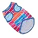 Small Dog Shirt, Voberry Fashion Pet Puppy Clothes Funny Cotton Costumes Pet Dog Cat Cute Stripe T Shirt (S)