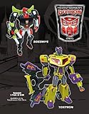TRANSFORMERS ANIMATED BOTCON 2011 SIDESWIPE AND TOXITRON LIMITED EDITION ACTION FIGURE SET