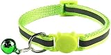 Tafeiya Reflective Cat Collars 3-Pack Adjustable Quick Release Safe Buckle Bell view 2