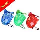 SKNBC® Carabiner Water Misting Fan Portable Mini Fan 3 Piece Set