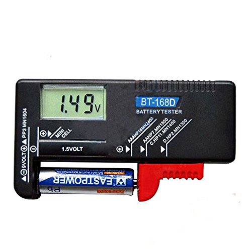 niceEshop(TM) BT-168D Digital Handheld Battery Volt Tester Checker for Button Cell Battery 9V 1.5V