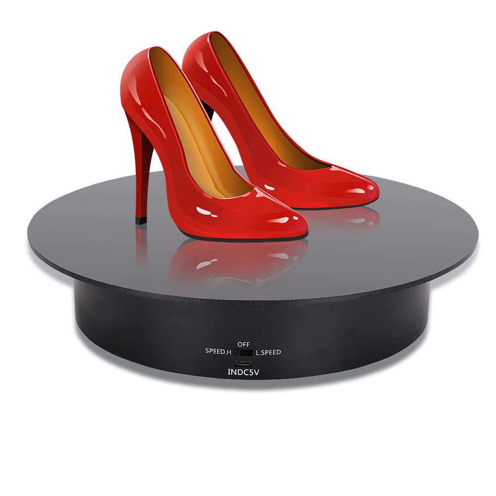 Garosa 5KG Rotating Display Stand, Load Bearing 360 Degrees Rotating Turntable Display Stand for Jewelry Phone