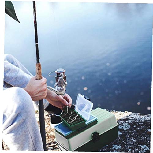 asdfwe Drillinge Angelhaken High Carbon Stahl Kleine Runde Biegung Triple-Harte Köder Löffel Fishhook Plastikkasten… – Bild 7