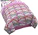 Nickelodeon Teenage Mutant Ninja Turtles I Love TMNT Reversible Comforter for Girls, Twin Pink