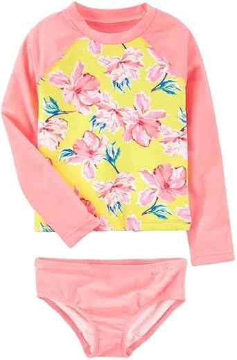 infant girl rash guard swimsuit
