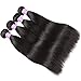 Flady Malaysian Hair 4 Bundles 8A Virgin Unprocessed Straight Human Hair 18 20 22 24inch Malaysian Straight Hair Natural Black Color
