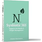 Nature M.D. Synbiotic 365 Triple Action Prebiotics and Probiotics for Women &amp; Men | Supplement with B Vitamins, Biotin &amp; Niacin | Gluten Free, Non-GMO &amp; Vegan | 20 Billion CFU | 30 Servings