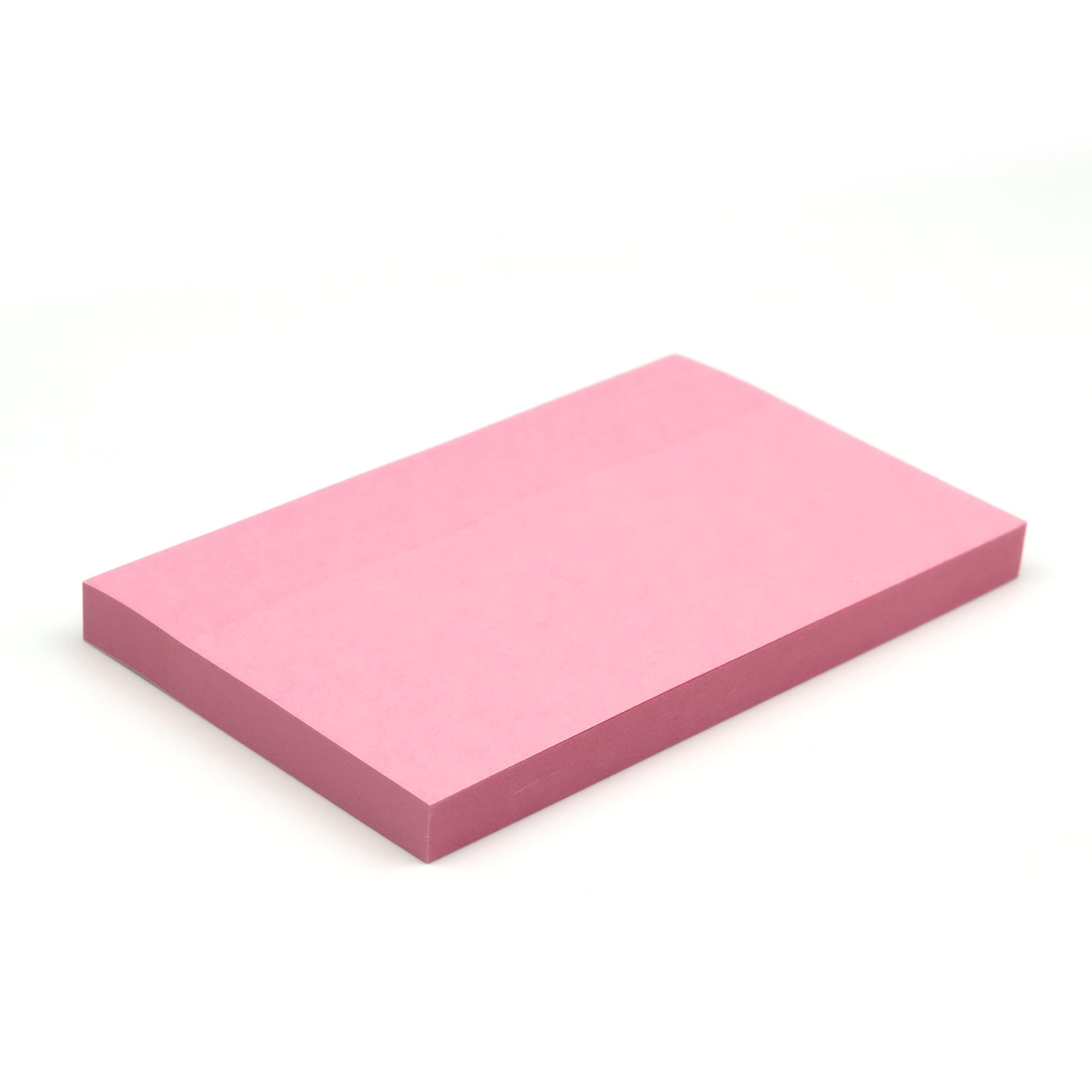 Evergreen Goods 300 Pastel Pink Large Sticky Post Notes (3 Pads) | 100 Sheets Per Pad - 76 X 127 mm (3"X 5") | Removable Self-Stick Notes | Reminders, to-Do Lists, Memo Pad | Home & Office, Gifts